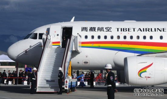 资料图：西藏航空公司航班飞机。
