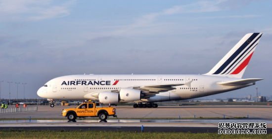法国航空公司A380客机。